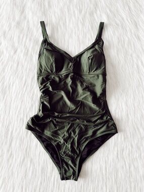 NWT CupShe Green One Piece Swimsuit Size Small